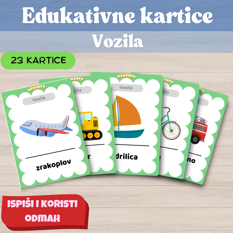 edukacijske kartice pdf ispis za vozila
Edukativne kartice PDF za tiskanje – vozila