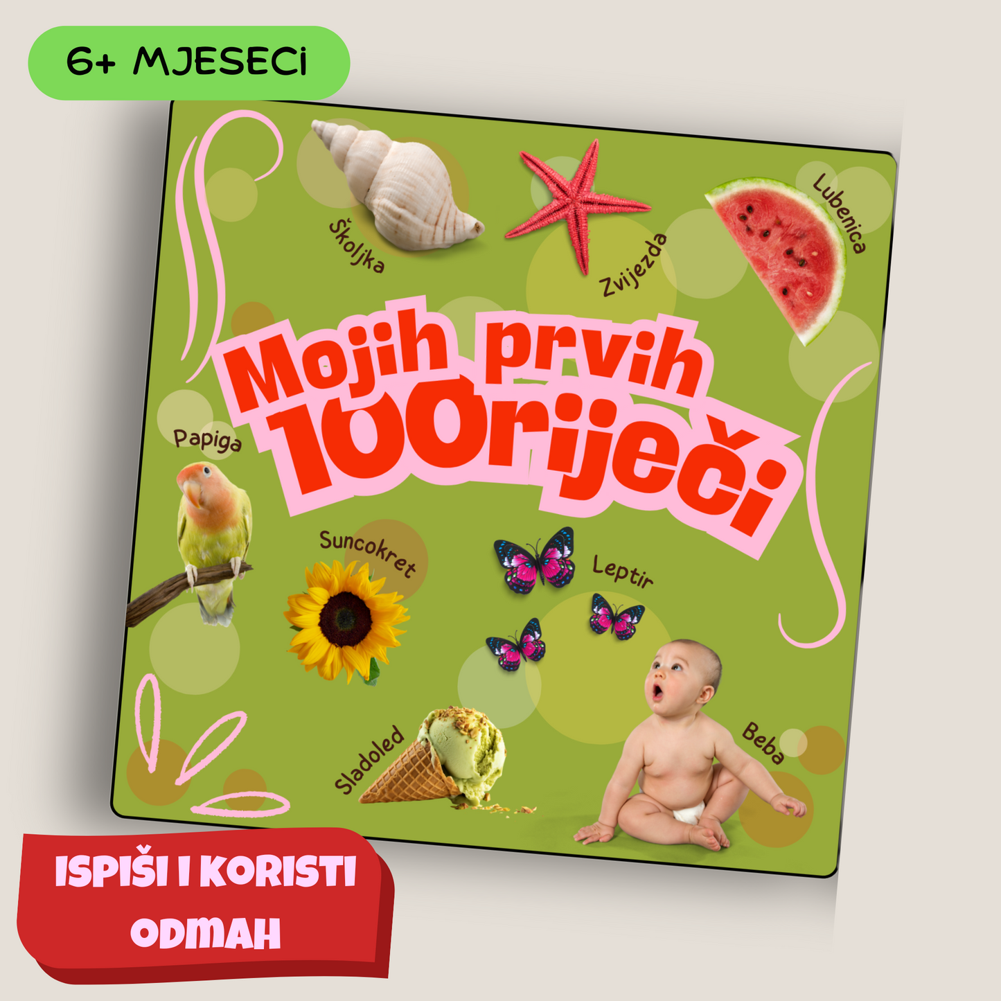 moje prve riječi memento proizvodi, slikovnica